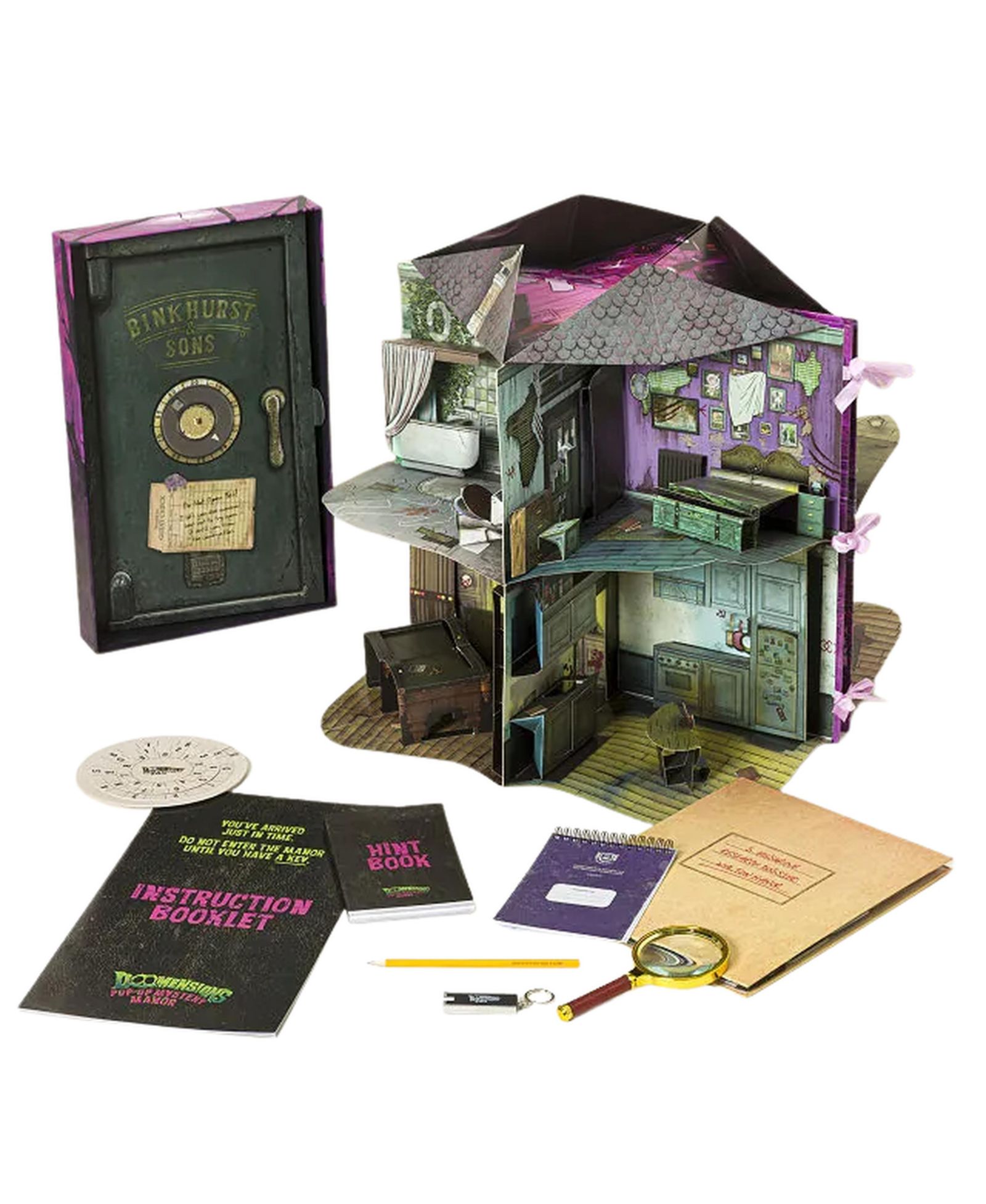 Uncommon Goods настольная игра Pop-Up Mystery Escape Room