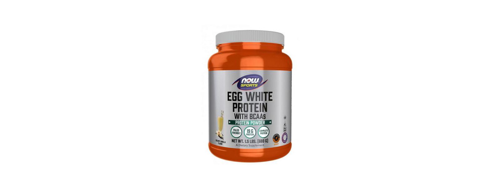 Протеин Now Foods Egg White Creamy Vanilla 1.5 lbs