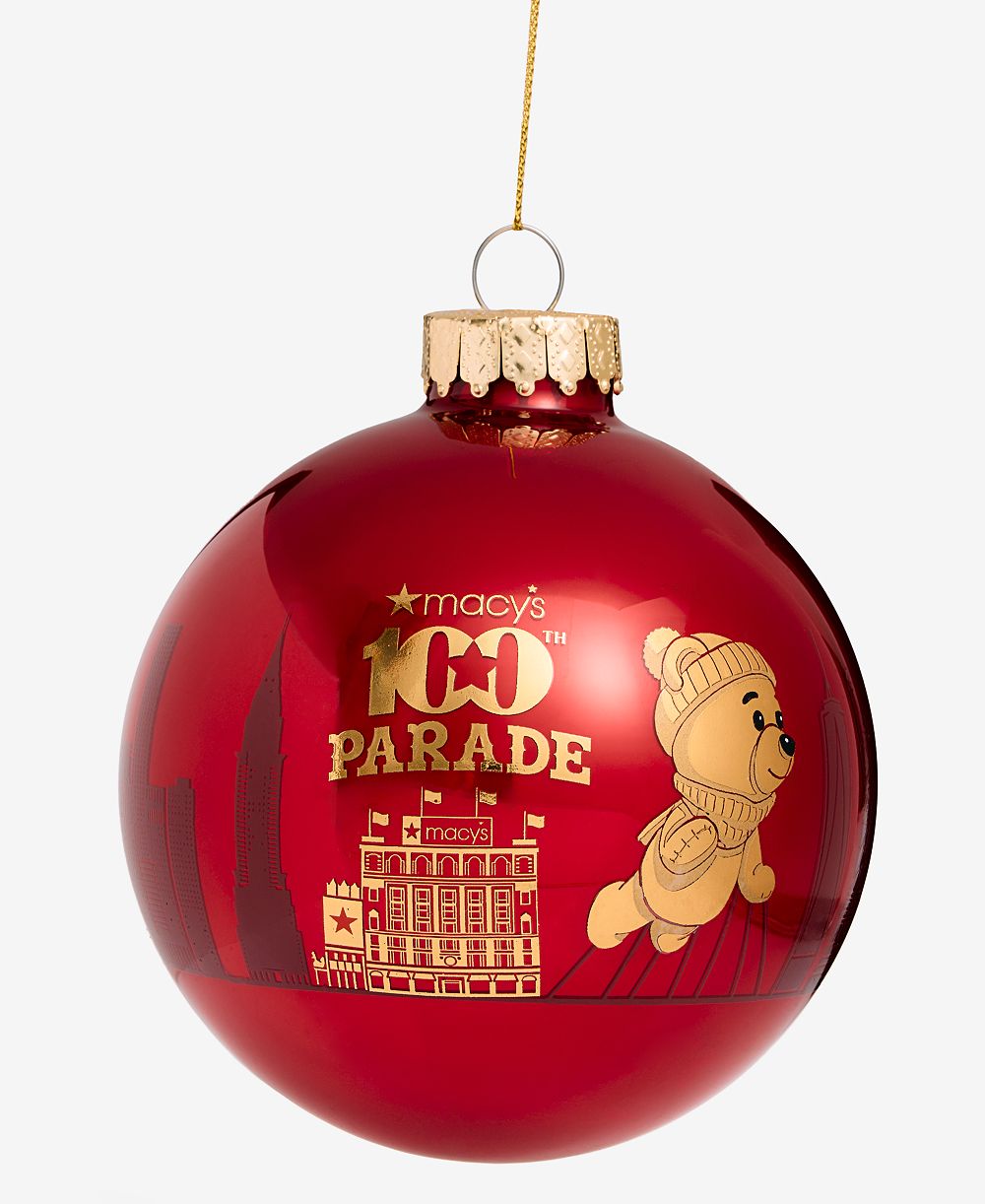 Macy's 100th Thanksgiving Day Parade Billie Brightpaw Bear Balloon Ornament, Macy's Exclusive