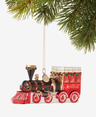 Стеклянная игрушка-поезд Macy's к 100-летию парада в День благодарения, эксклюзив Macy's