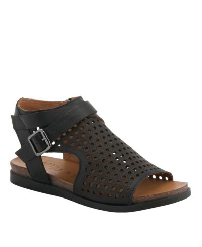 Сандалии Spring Step Covington Gladiator Flat с лазерной резкой