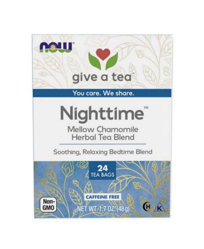 Чай NOW Foods Nighttime, 24 пакетика