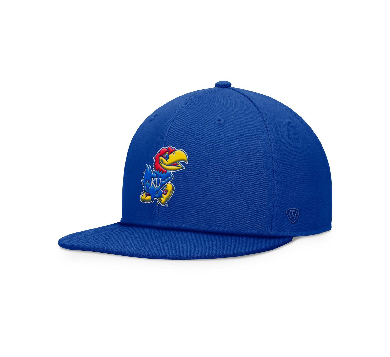 Мужская кепка Top of the World Royal Kansas Jayhawks Fundamental Snapback