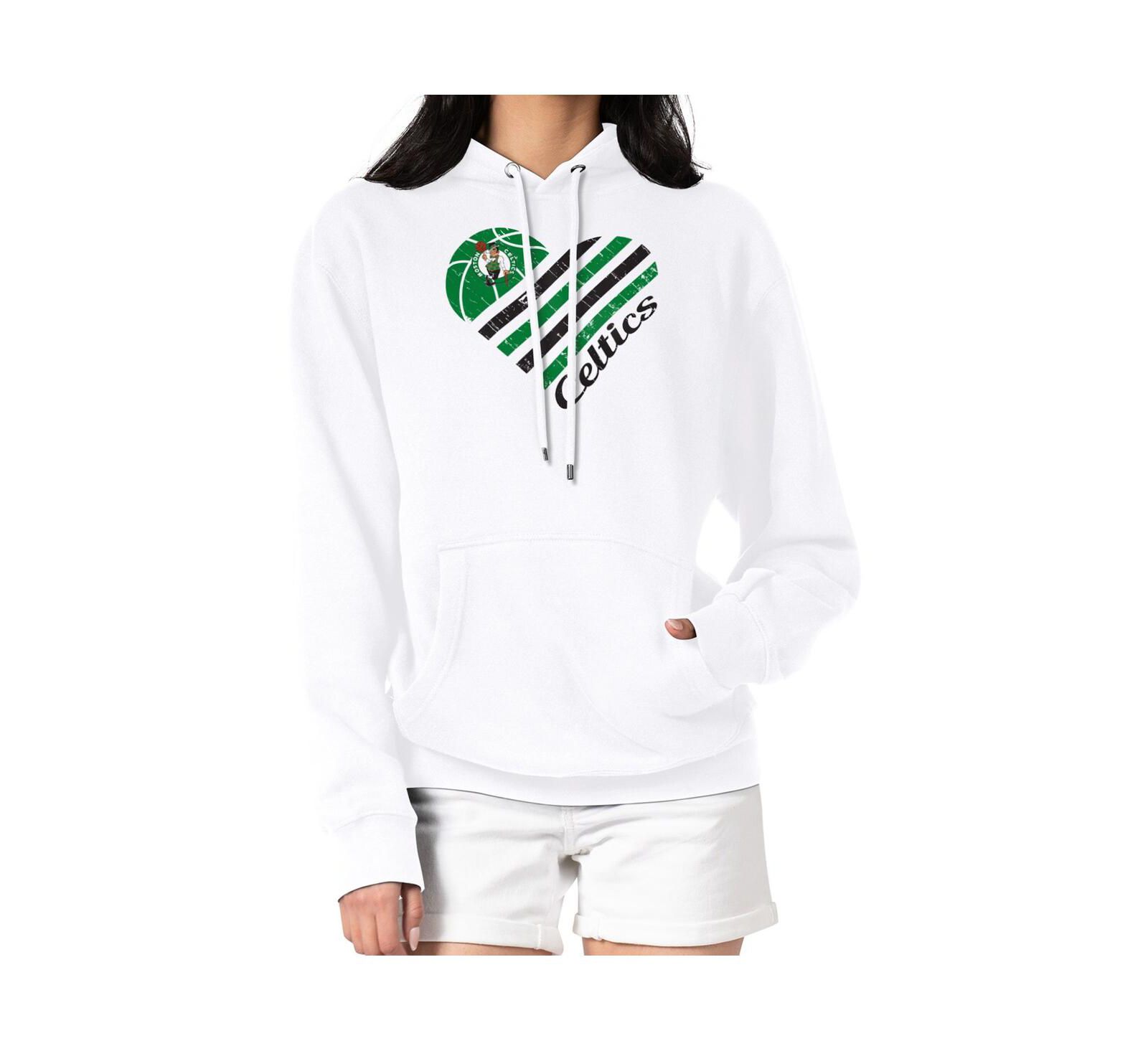 Женское худи G-III 4Her by Carl Banks White Boston Celtics