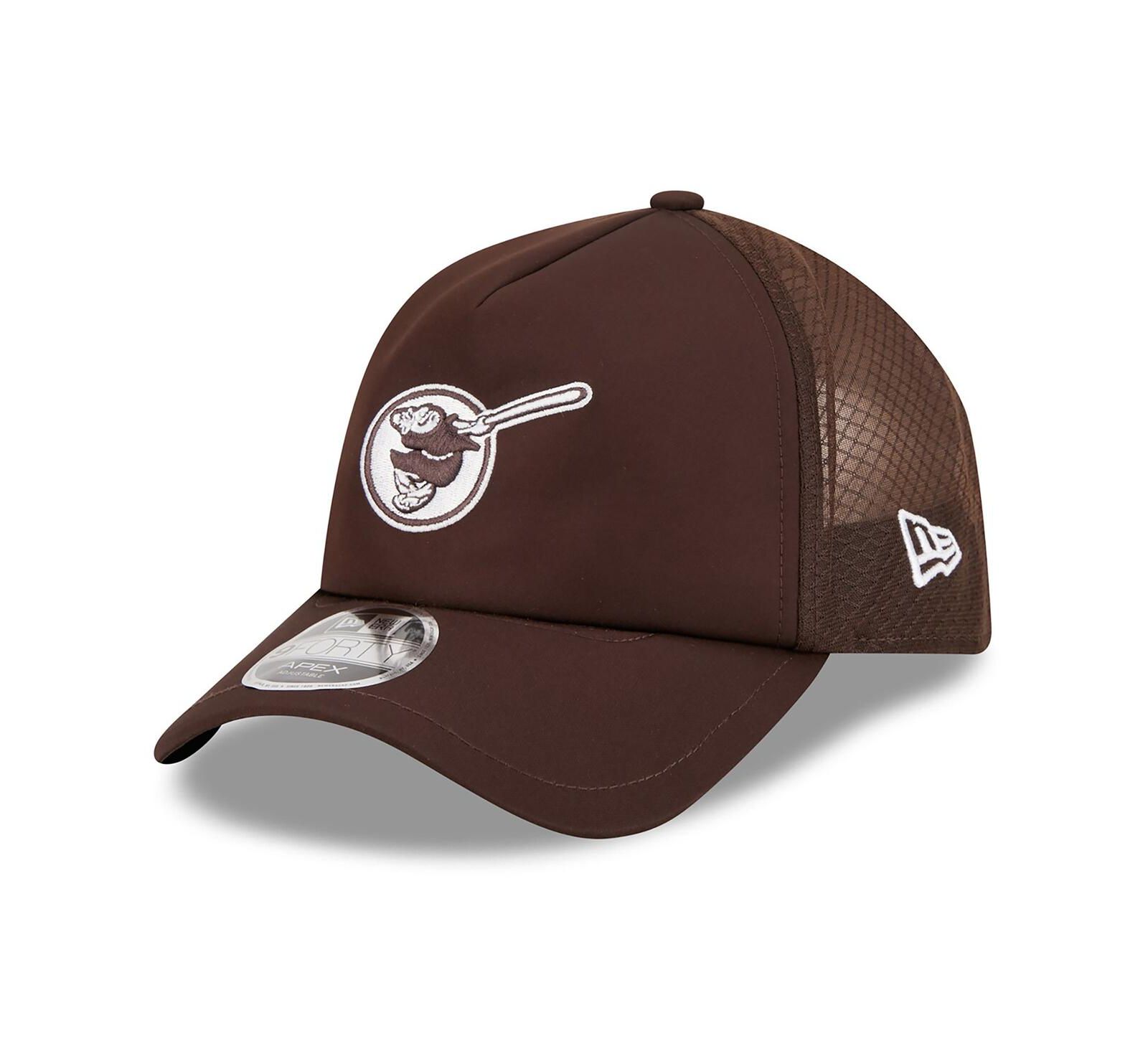 New Era Men's Brown San Diego Padres 2026 Batting Practice Alternate Apex 9FORTY Adjustable Hat