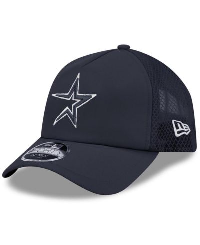 New Era Men's Navy Houston Astros 2026 Batting Practice Alternate Apex 9FORTY Adjustable Hat