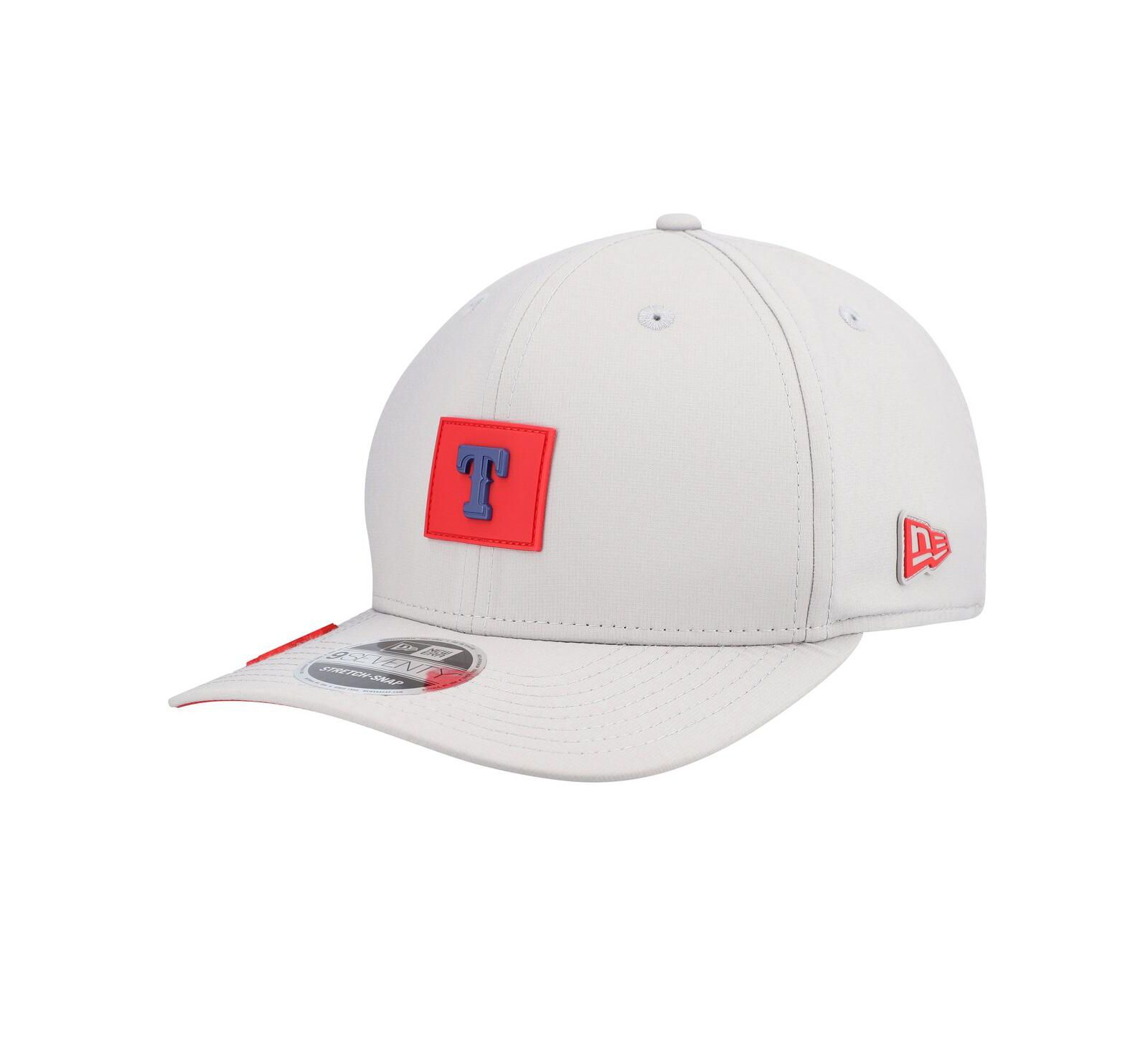New Era Men's Gray Texas Rangers 2026 Clubhouse 9SEVENTY Adjustable Hat