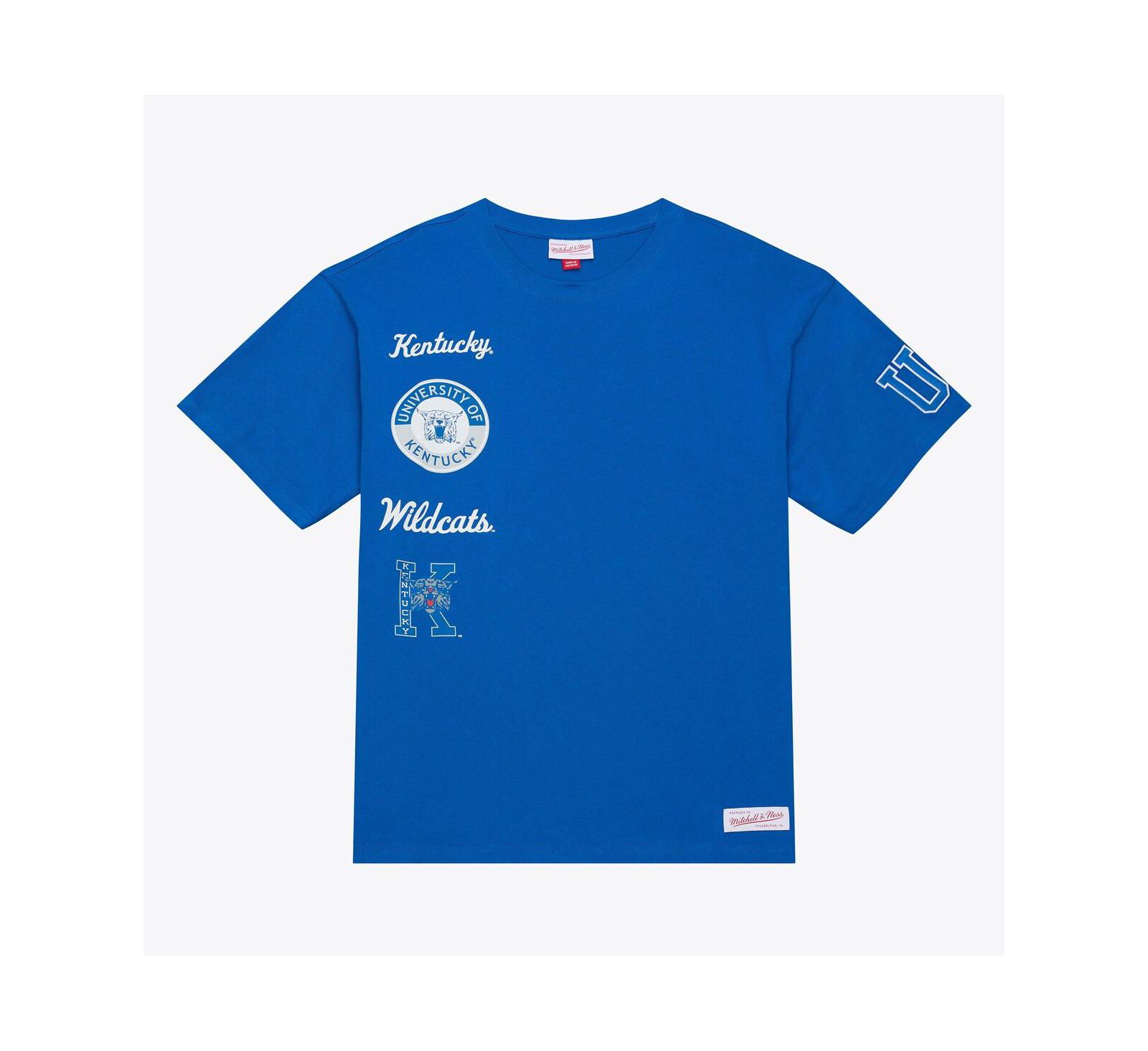 Мужская футболка Mitchell & Ness Royal Kentucky Wildcats Double Clutch Premium