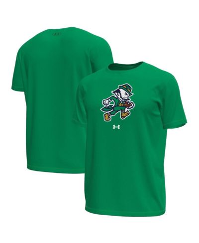 Мужская футболка Under Armour Kelly Green Notre Dame Fighting Irish Tech Stretch