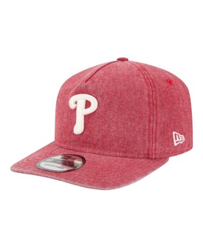 New Era Men's Red Philadelphia Phillies Denim Classic 19TWENTY Adjustable Hat