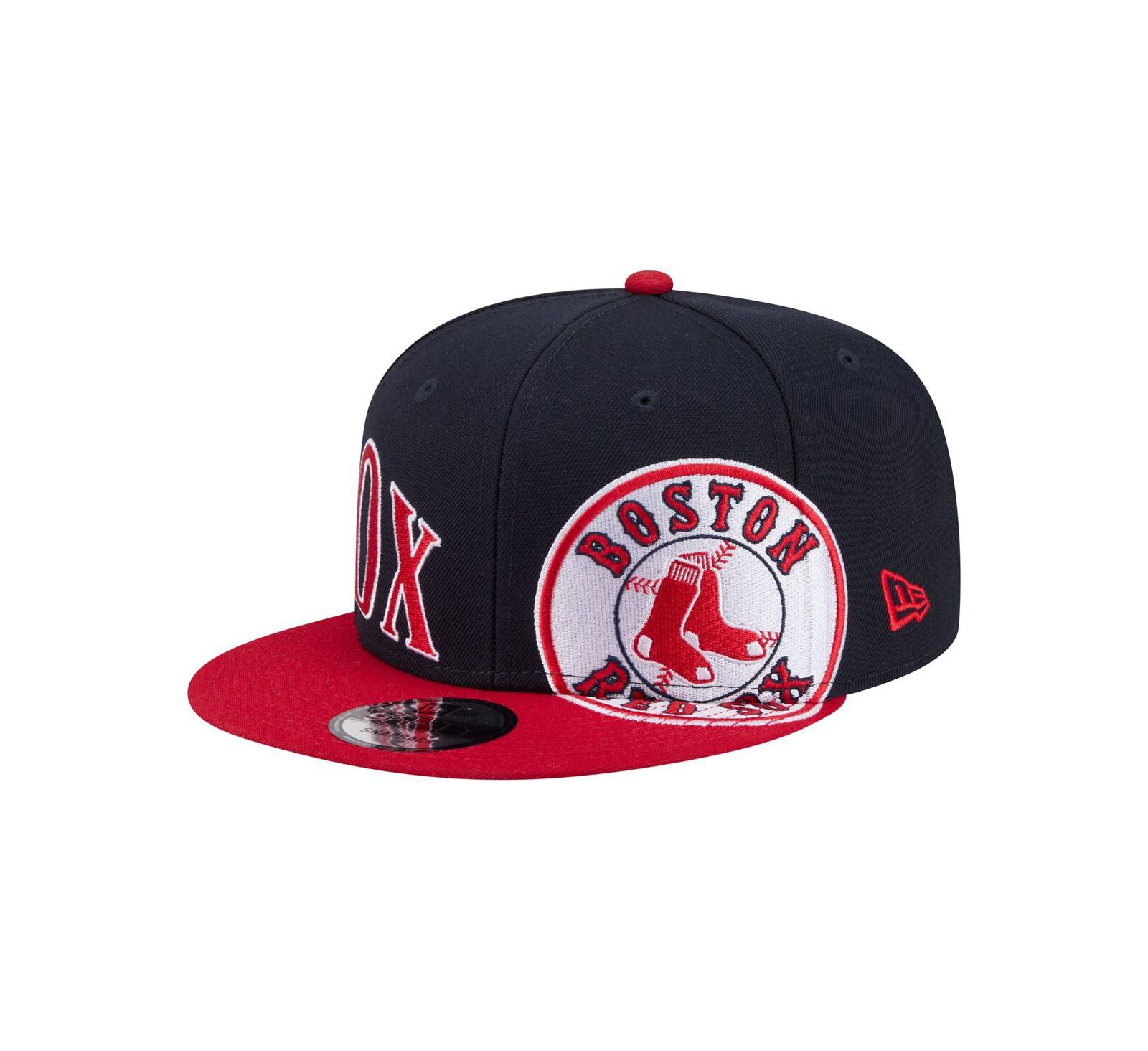 New Era Мужская кепка Navy/Red Boston Red Sox Stretched Two-Tone 9FIFTY Adjustable