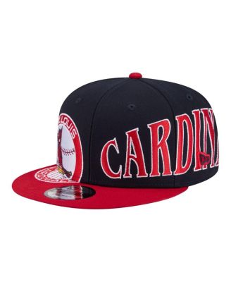 New Era Men's Navy/Red St. Louis Cardinals Stretched Two-Tone 9FIFTY Adjustable Hat