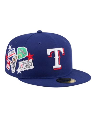 New Era Men's Royal Texas Rangers City Patch 59FIFTY Fitted Hat