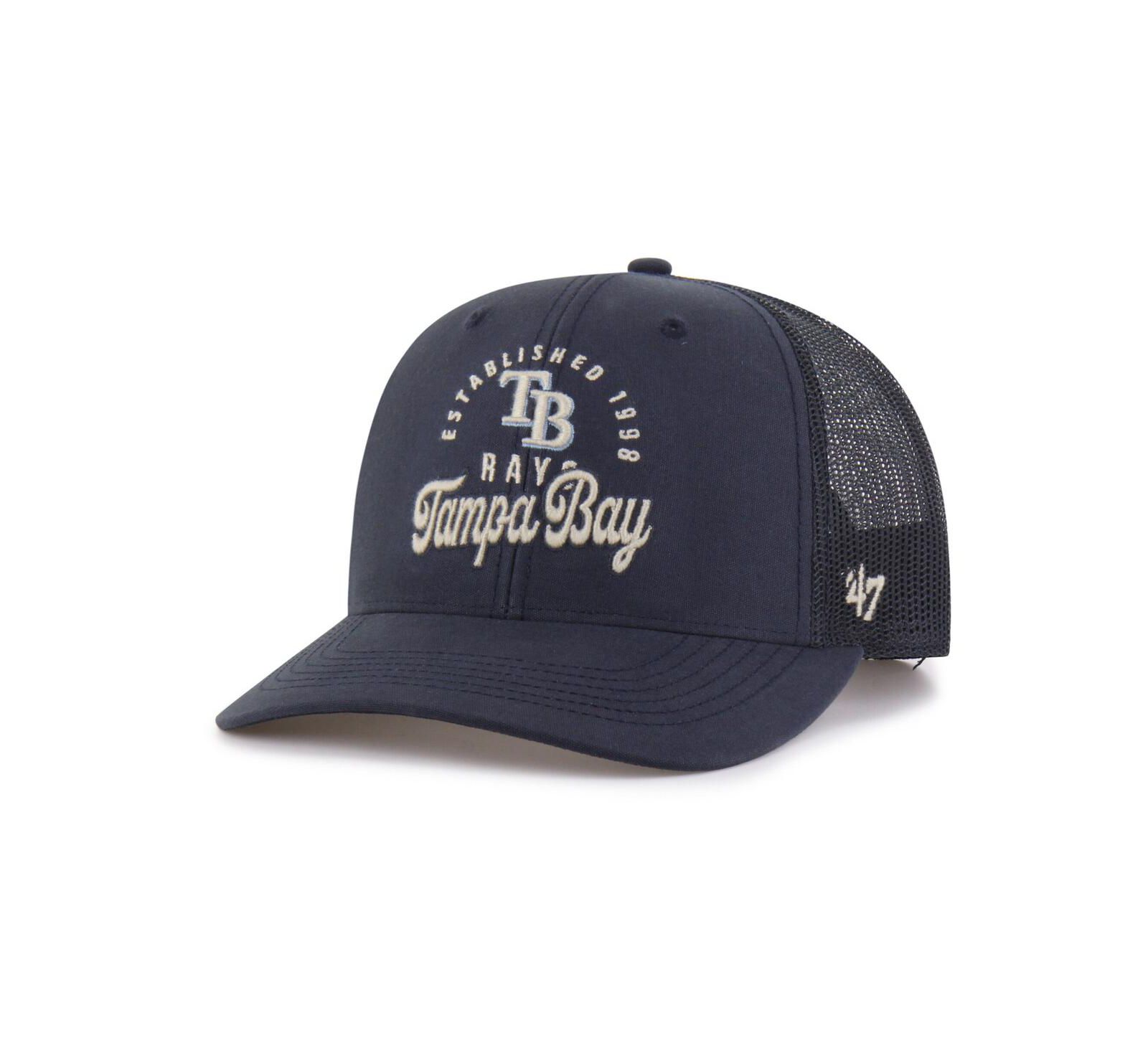 Мужская кепка '47 Brand Tampa Bay Rays Pitstop Trucker Adjustable Hat