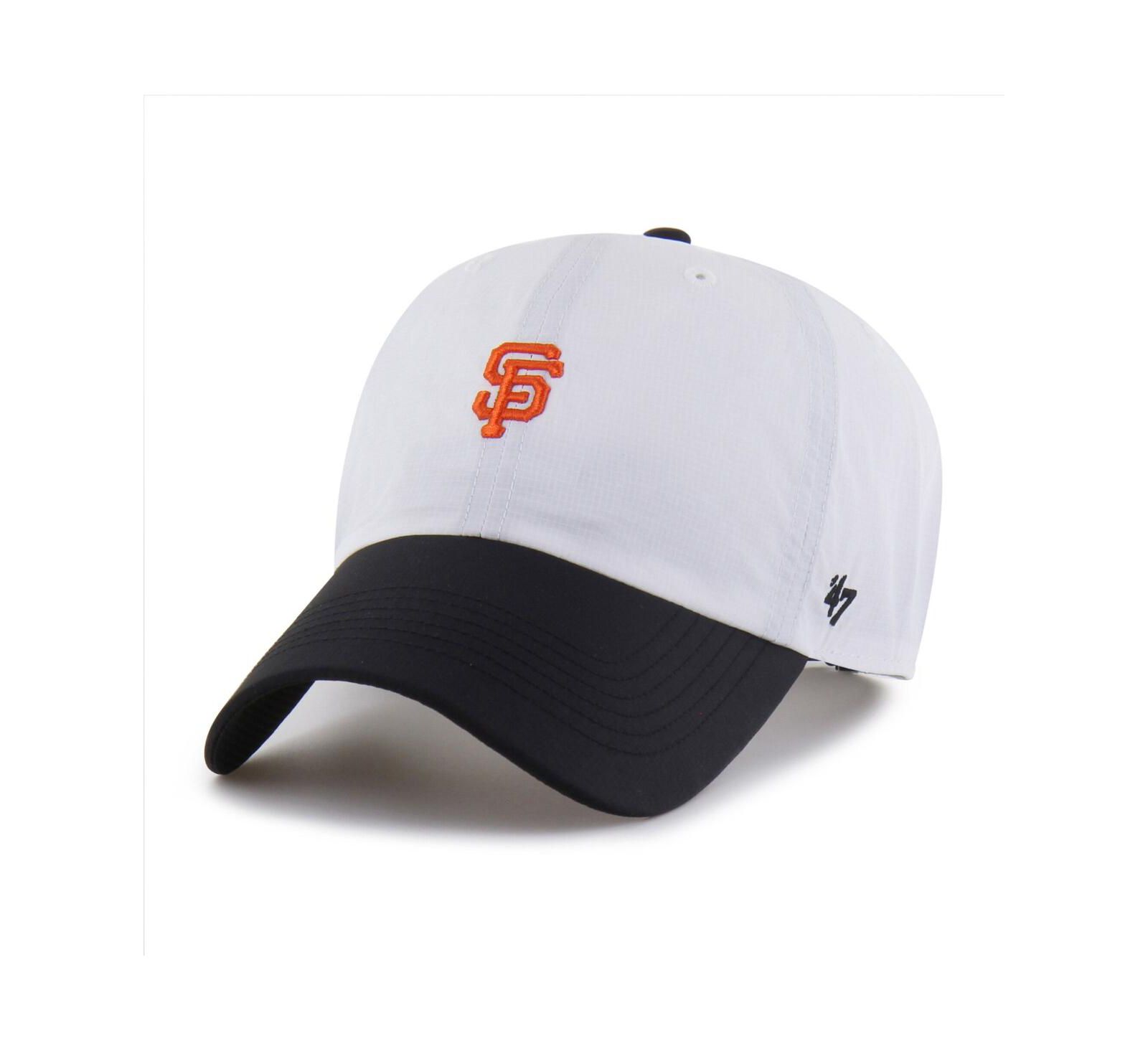 '47 Brand Мужская регулируемая белая/черная кепка San Francisco Giants