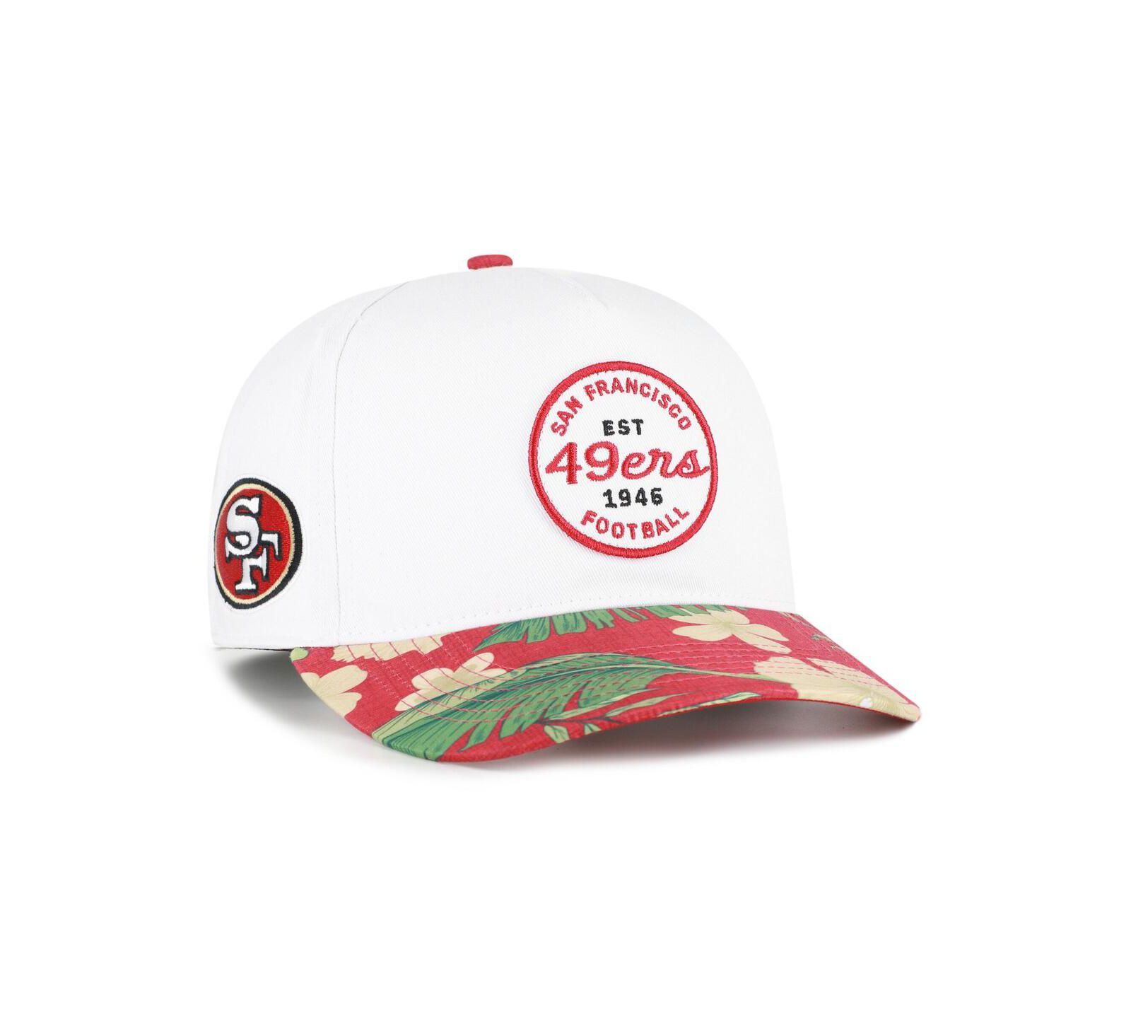 Мужская белая/красная кепка '47 Brand San Francisco 49ers Beach Side Hitch
