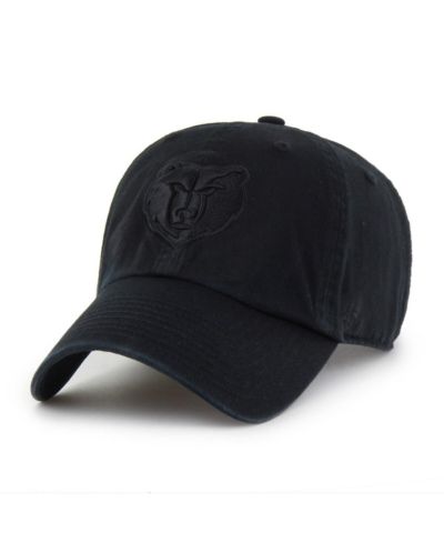 Мужская кепка '47 Brand Memphis Grizzlies Black on Black Clean Up