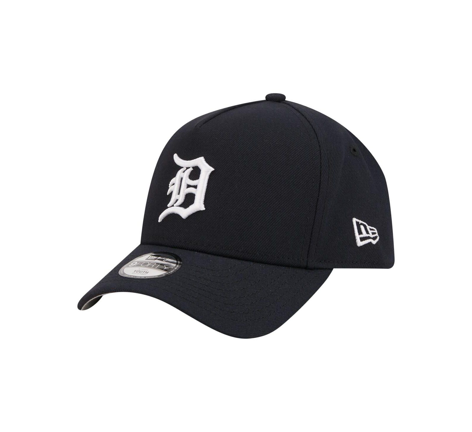 Кепка New Era Big Boys and Girls Navy Detroit Tigers 9FORTY A-Frame Adjustable