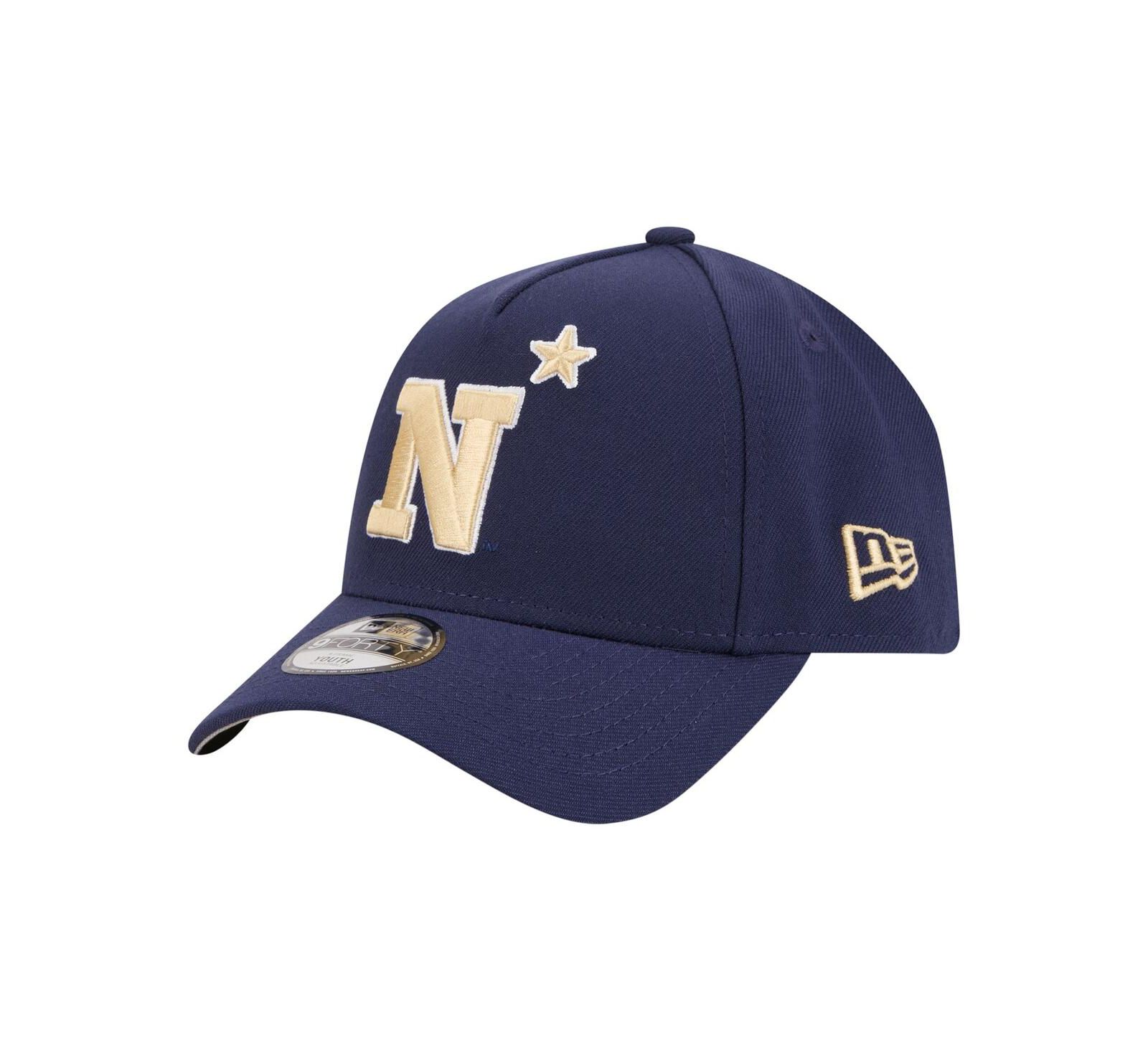 Детская кепка New Era Navy Midshipmen 9FORTY A-Frame регулируемая