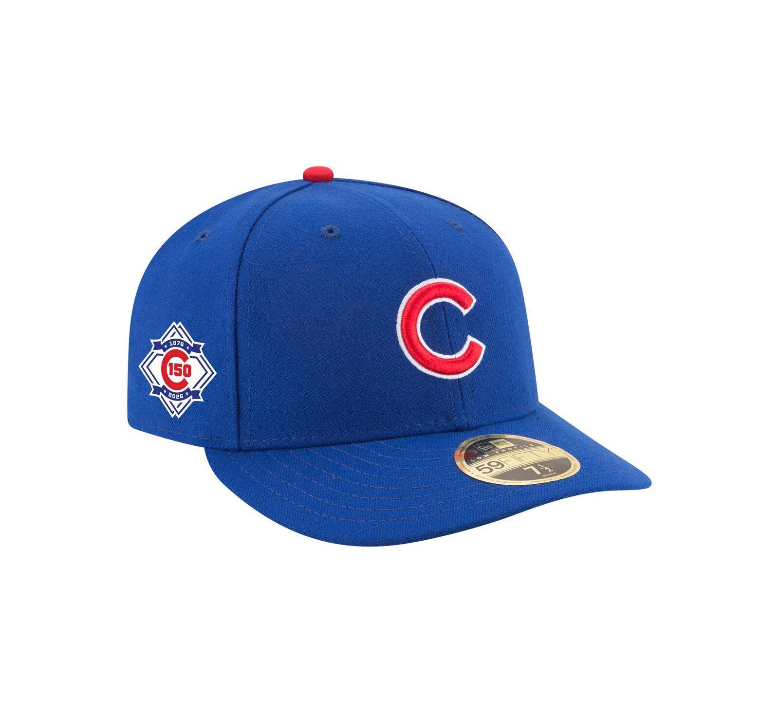 New Era Men's Royal Chicago Cubs 150th Anniversary Low Profile 59FIFTY Fitted Hat