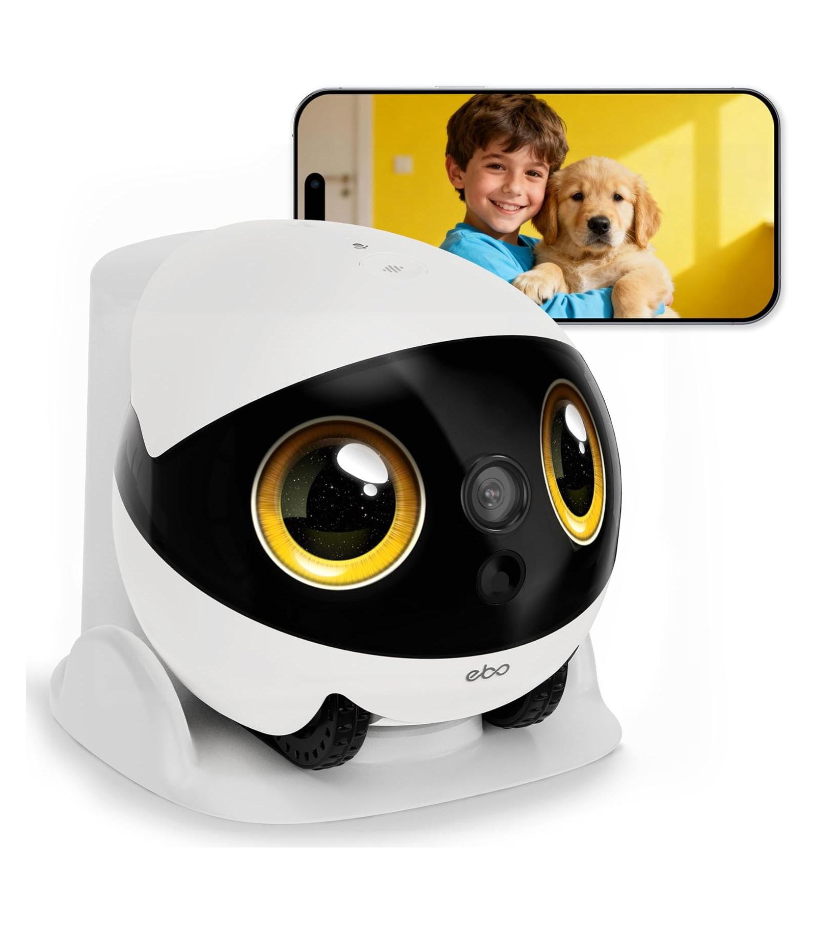 Enabot Ebo Air 2S Rechargeable 2.5K Camera Night Vision Smart Companion Robot