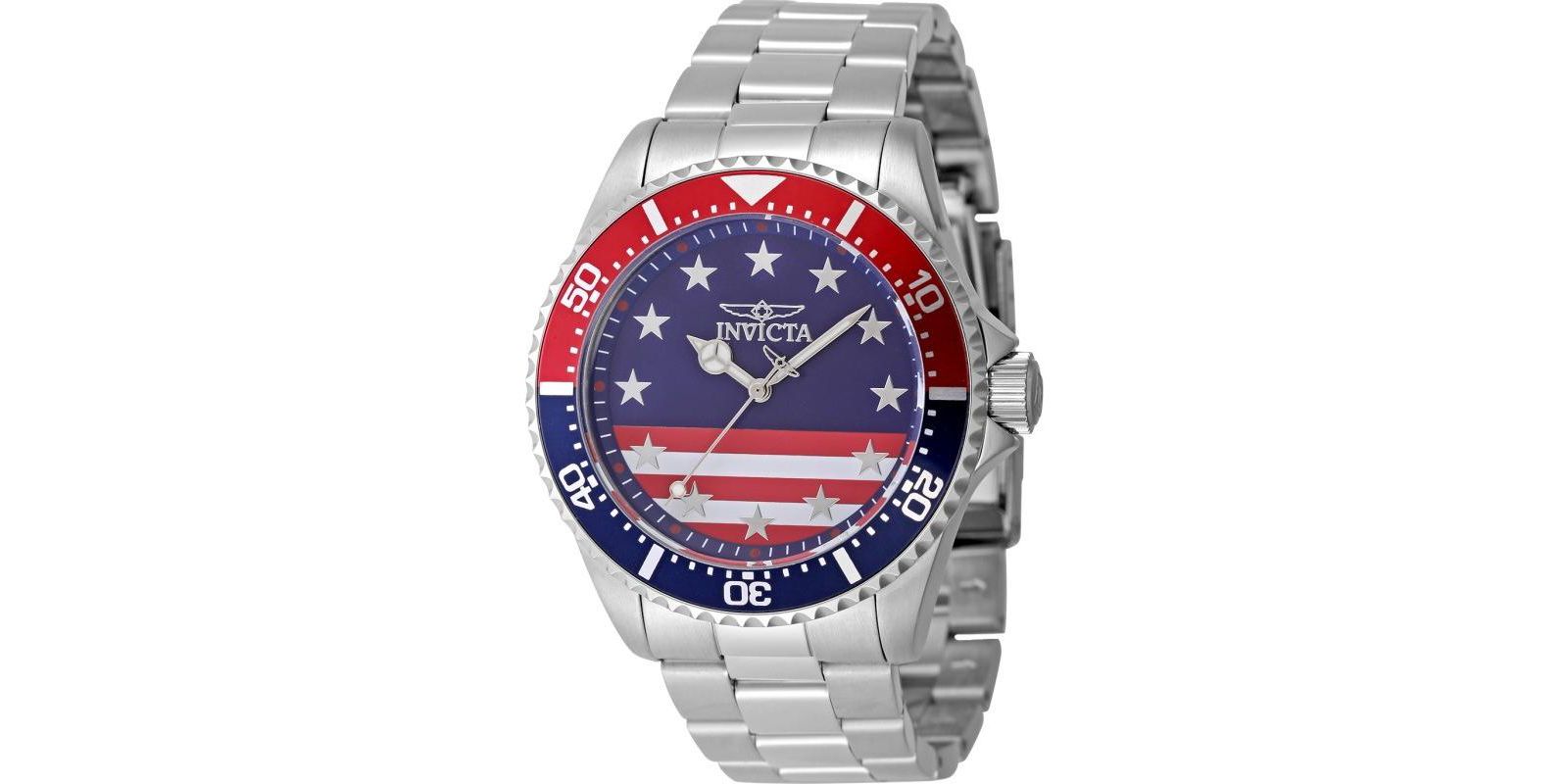 Invicta Men's 48942 Pro Diver Quartz PC21 Red,Dial Watch