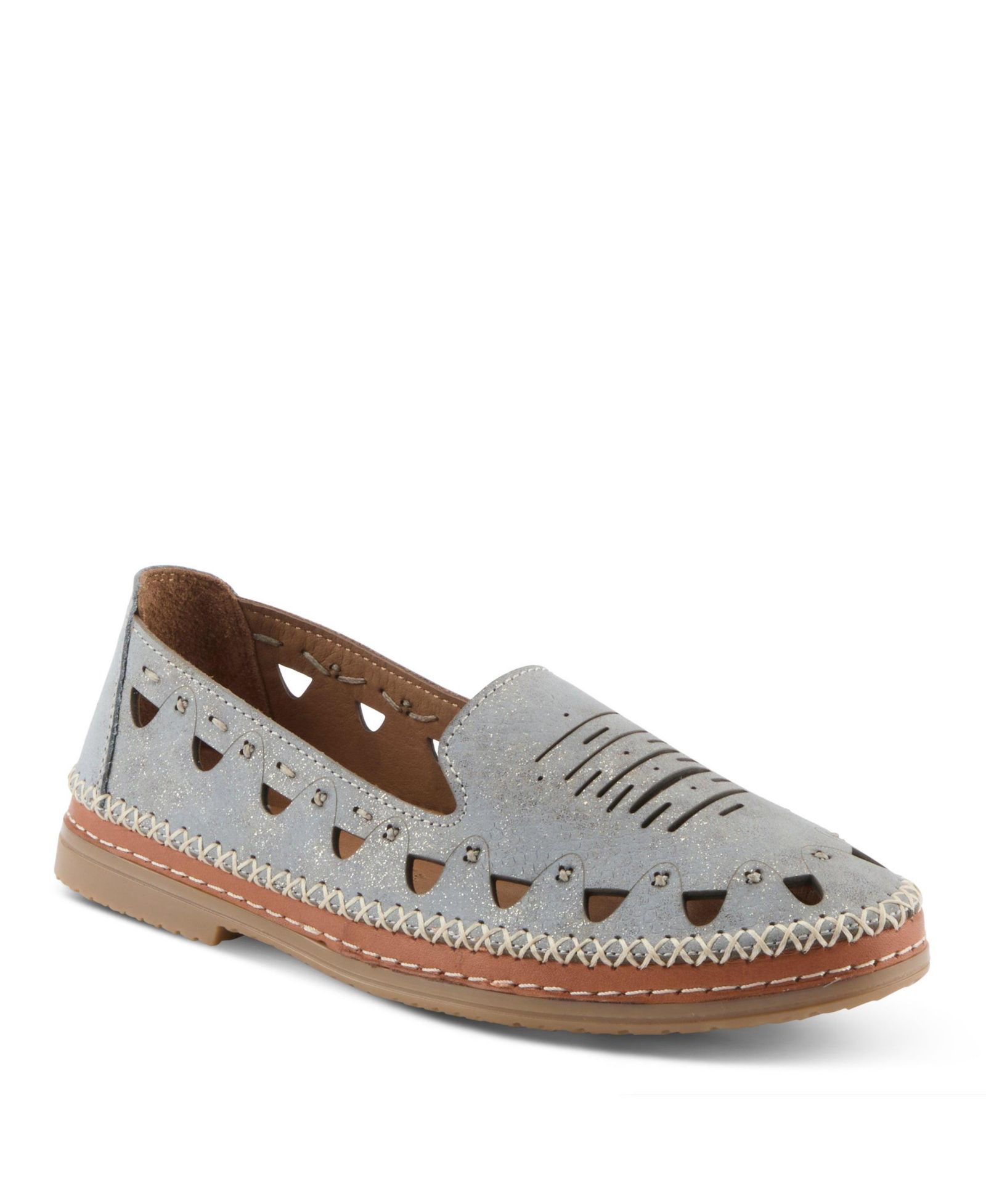 Spring Step Anoura Slip-On with Breathable Laser-Cut Detail