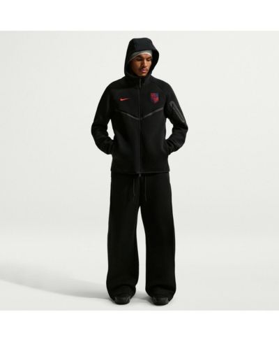Nike Men's Black USMNT 2026 Tech Fleece Windrunner Full-Zip Hoodie