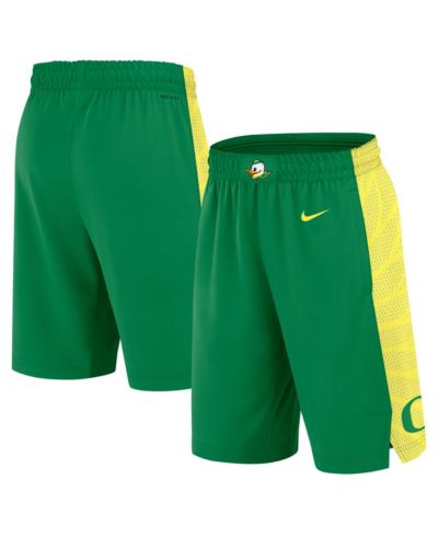 Мужские баскетбольные шорты Nike Green Oregon Ducks Road Replica
