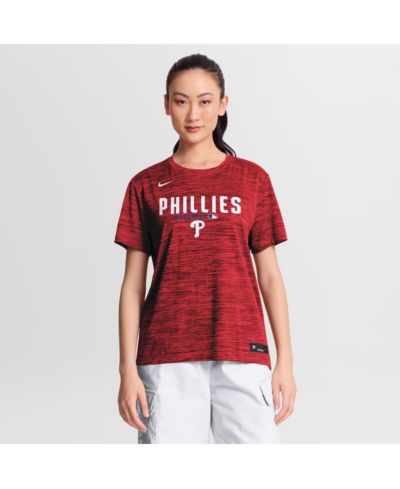 Nike футболка Women's Red Philadelphia Phillies Authentic Collection Velocity Dri-FIT