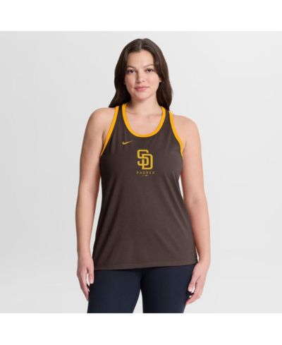 Nike Женский майка-топ Racerback Tri-Blend Dri-FIT Brown San Diego Padres