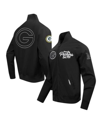 Pro Standard Мужская куртка Green Bay Packers Paint The City Twill Full-Zip Black