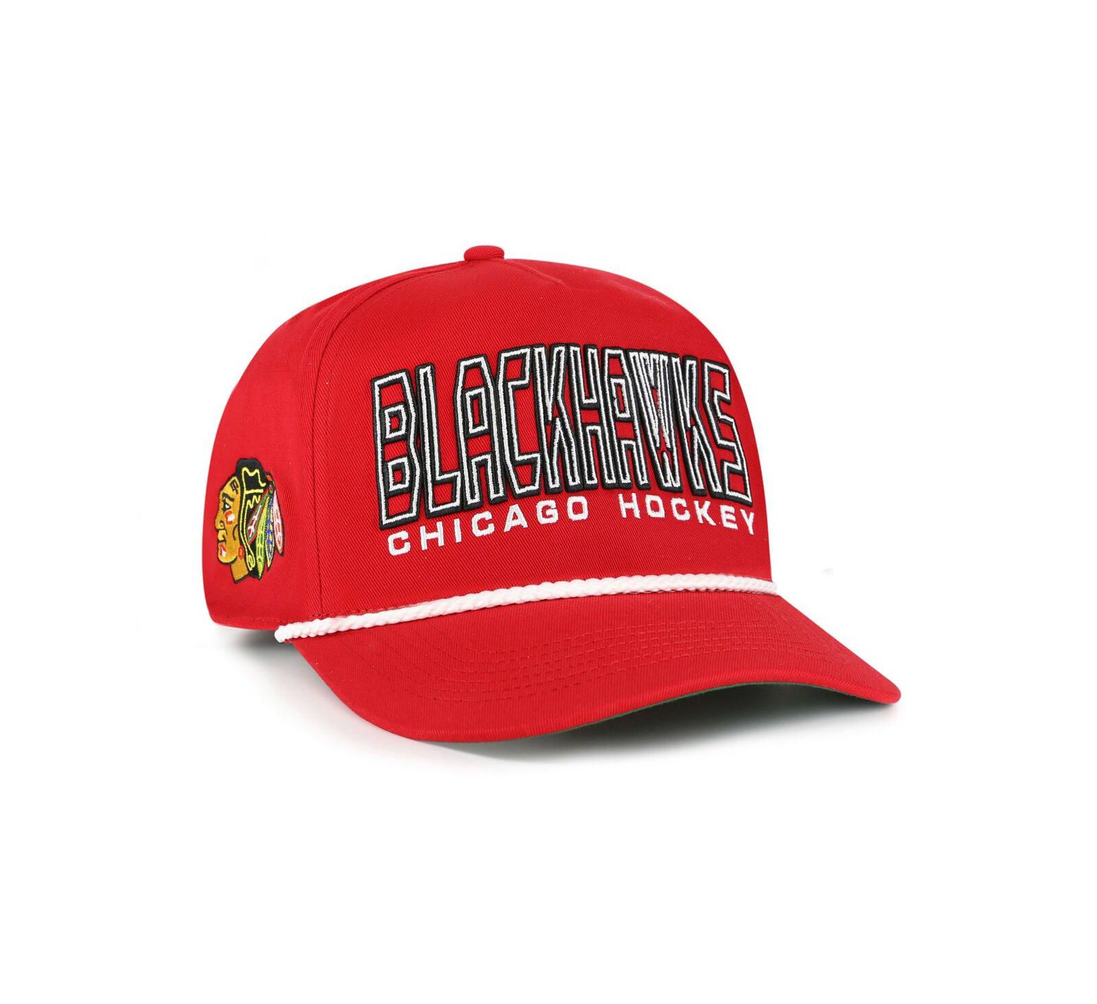 '47 Brand Men's Red Chicago Blackhawks Byline Hitch Adjustable Hat