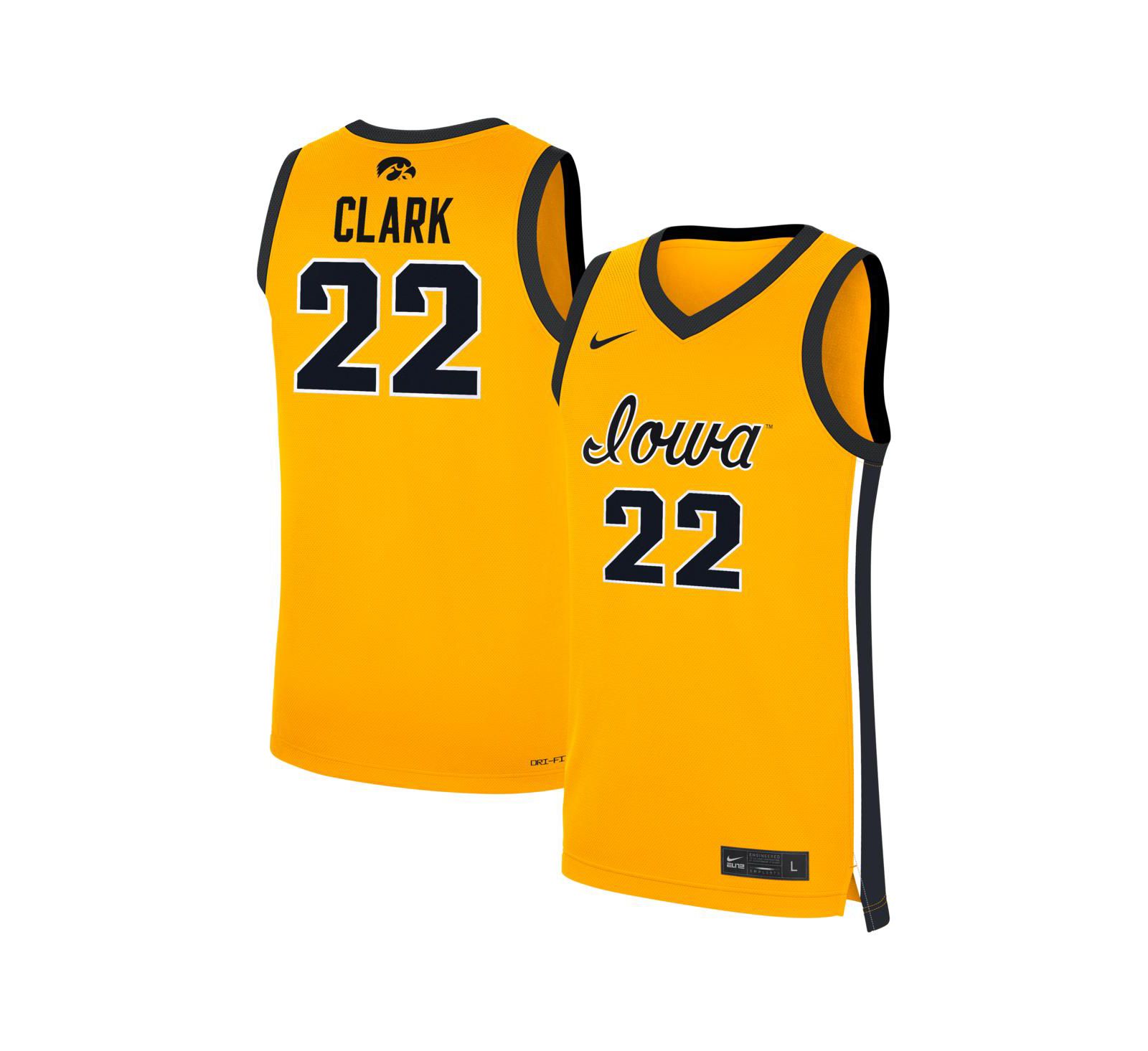 Джерси Nike Men's Caitlin Clark Iowa Hawkeyes