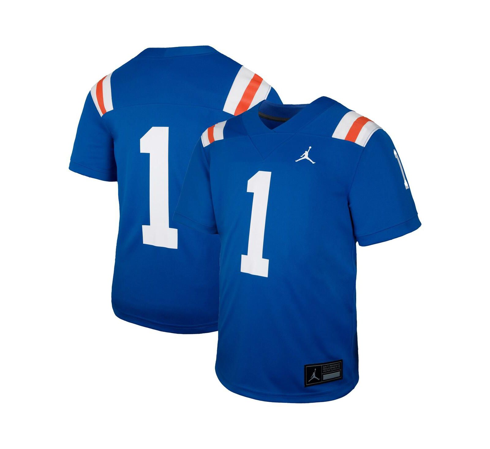 Детская джерси Jordan Toddler 1 Royal Florida Gators Alternate Football Game