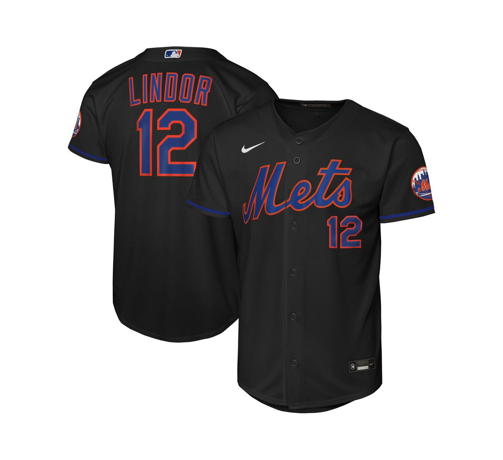 Детская джерси Nike New York Mets Francisco Lindor