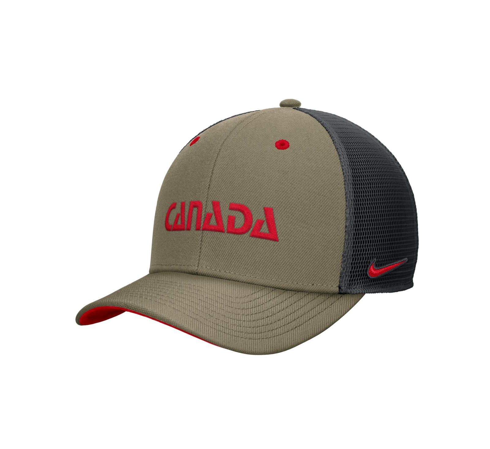 Nike Men's Red Canada Soccer Rise Trucker Hat