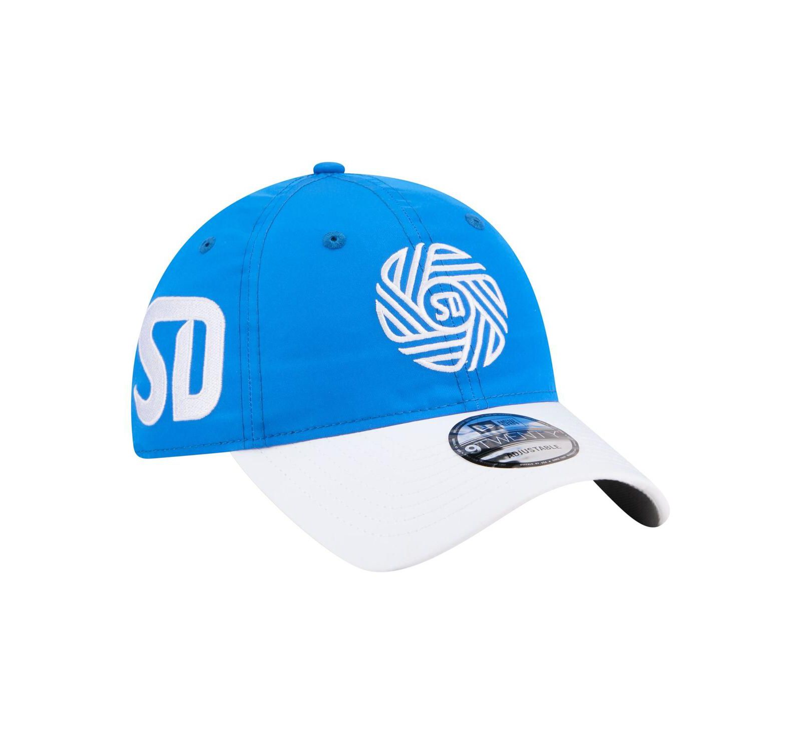 Мужская кепка New Era San Diego FC 2026 Jersey Hook 9TWENTY регулируемая