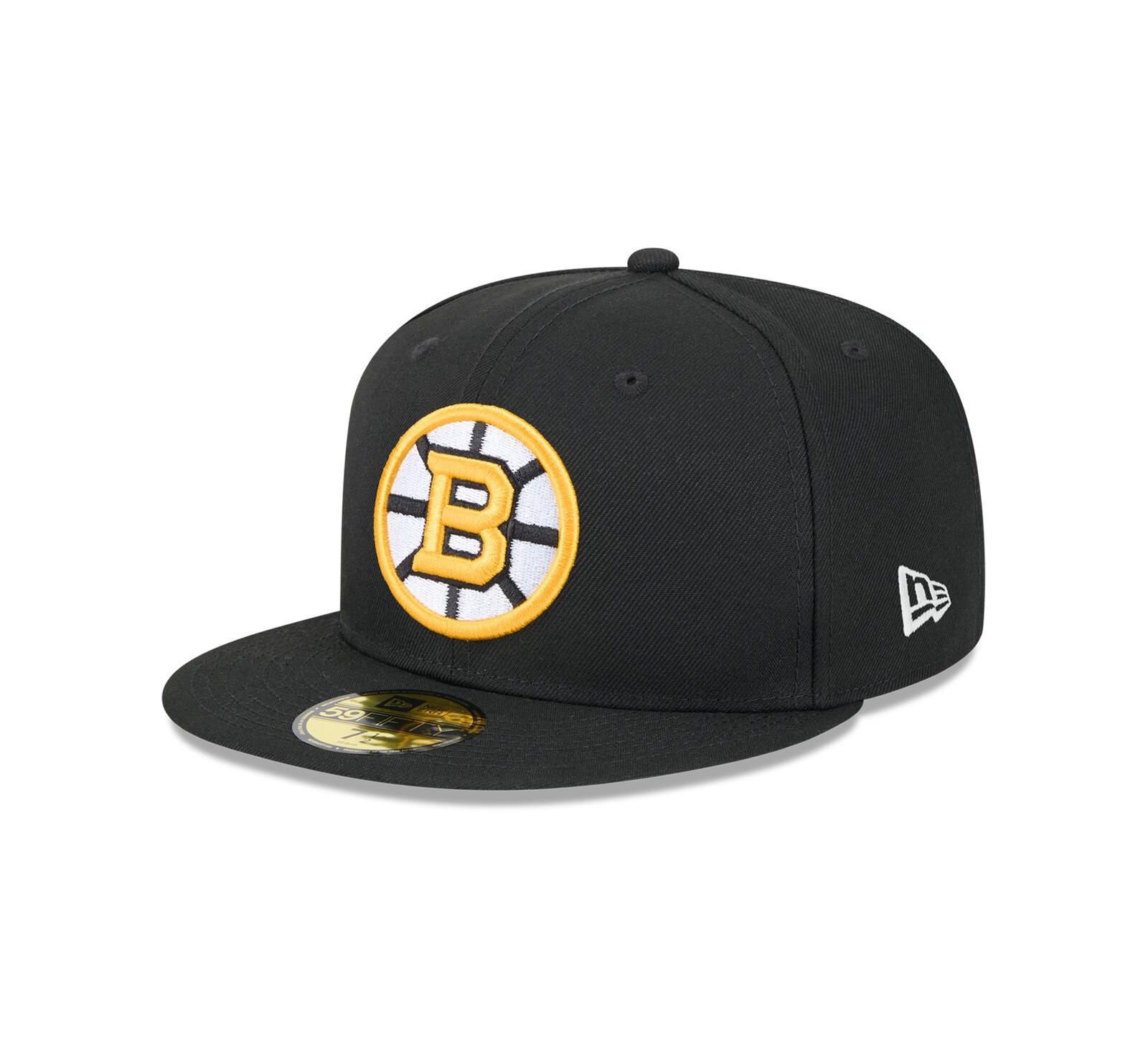 New Era Men's Black Boston Bruins Core 59FIFTY Fitted Hat
