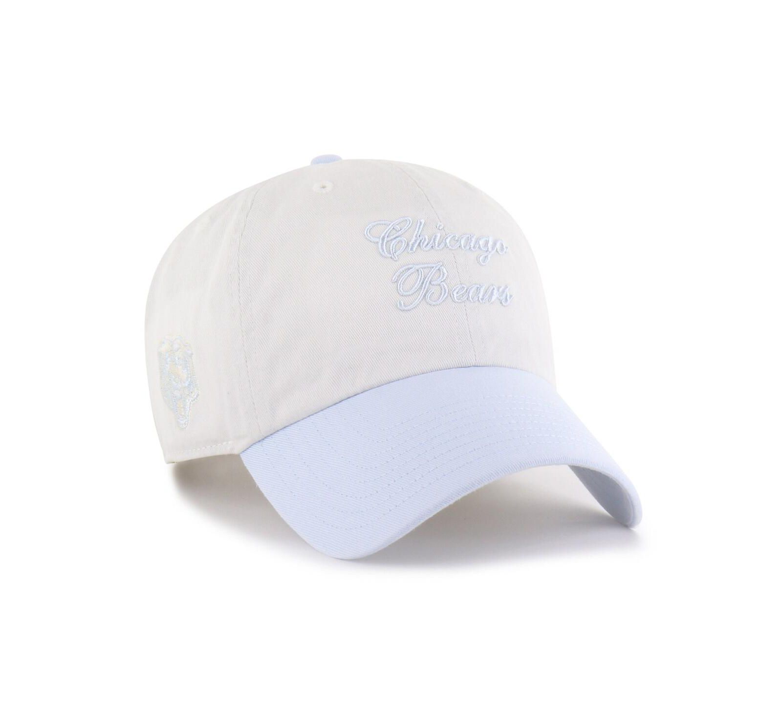 '47 Brand Женская белая кепка Chicago Bears Gelato Two-Tone Clean Up регулируемая