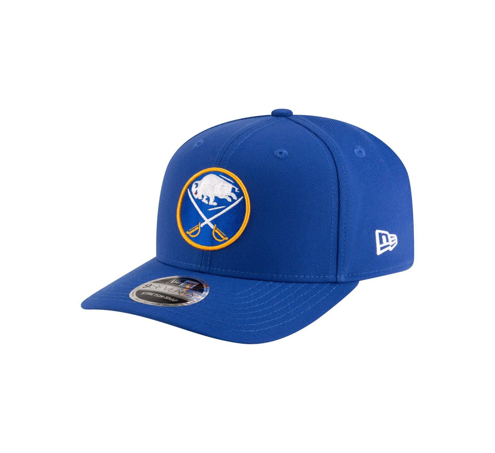 Мужская регулируемая кепка New Era Royal Buffalo Sabres 9SEVENTY Stretch-Snap