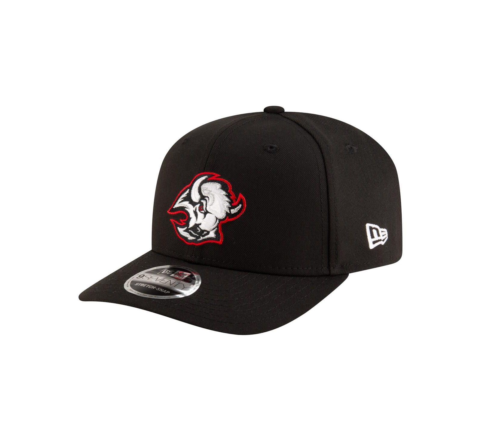 New Era Men's Black Buffalo Sabres 9SEVENTY Stretch-Snap Adjustable Hat