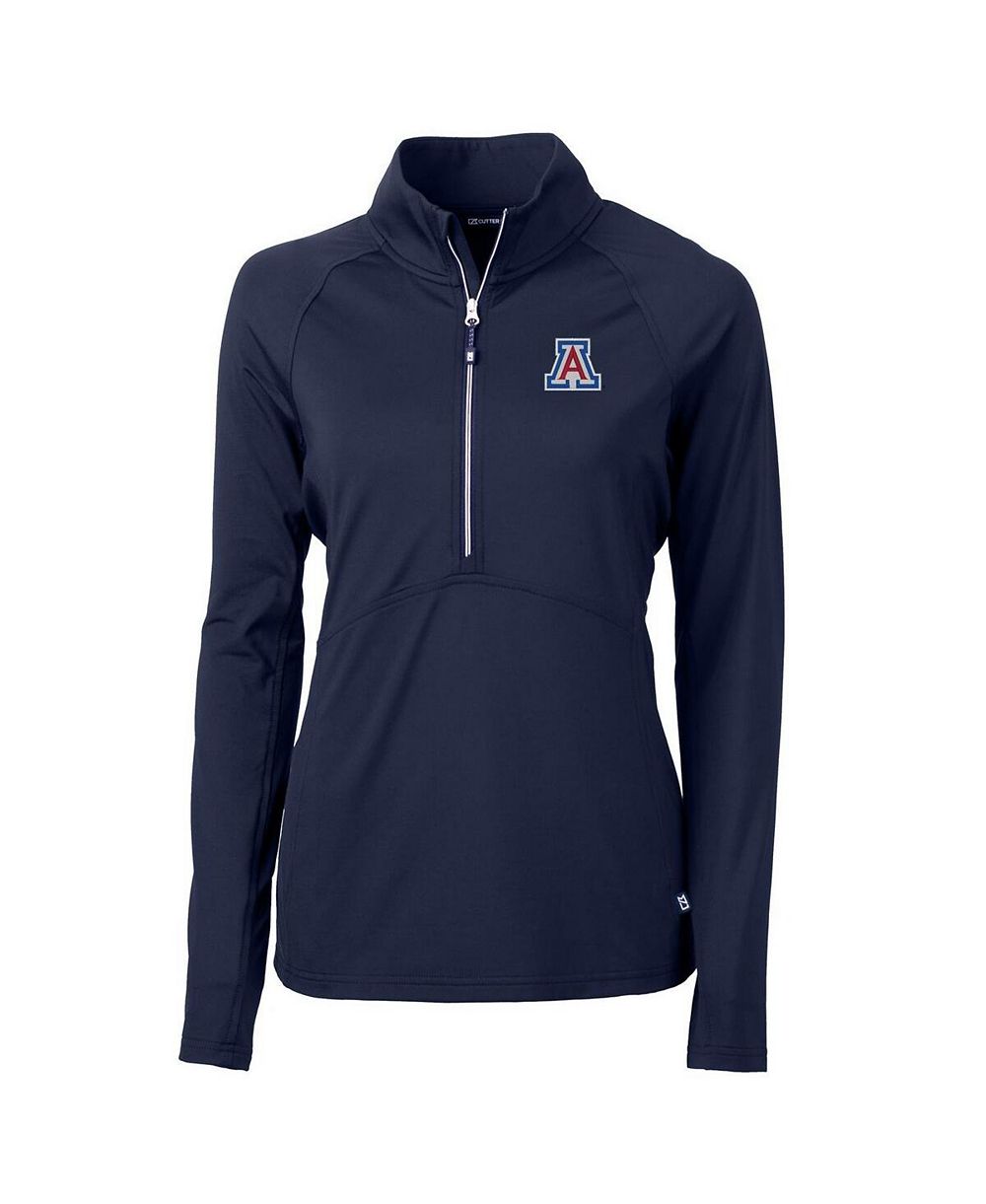 Женская джемпер-куртка Cutter & Buck Women's Navy Arizona Wildcats Adapt Eco Knit Half-Zip