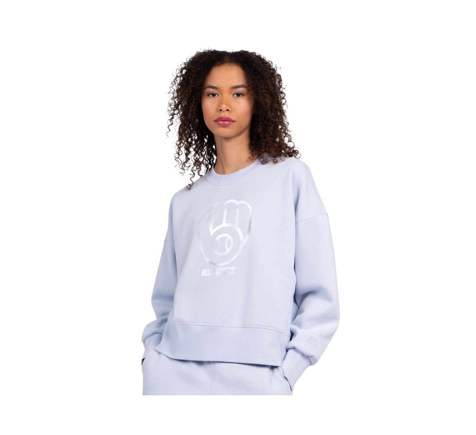 Starter Женская толстовка Milwaukee Brewers Pastels Boxy Fleece
