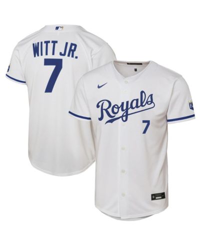 Nike детская спортивная джерси Bobby Witt Jr. White Kansas City Royals Home Stadium