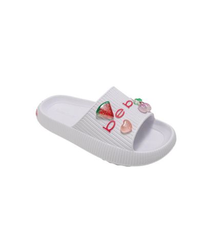 Детские шлепанцы Bebe Big Girls EVA с фруктовыми значками