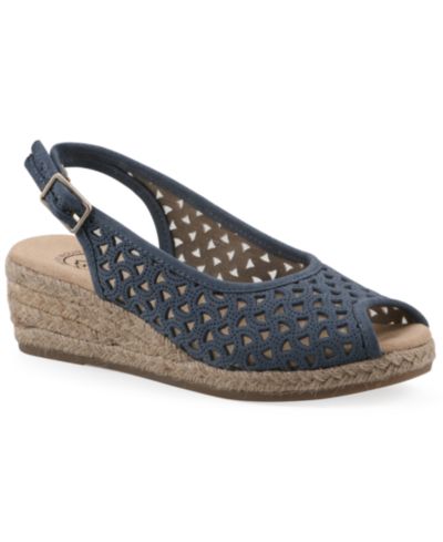 White Mountain Women's Maize II Espadrille Wedge Sandals