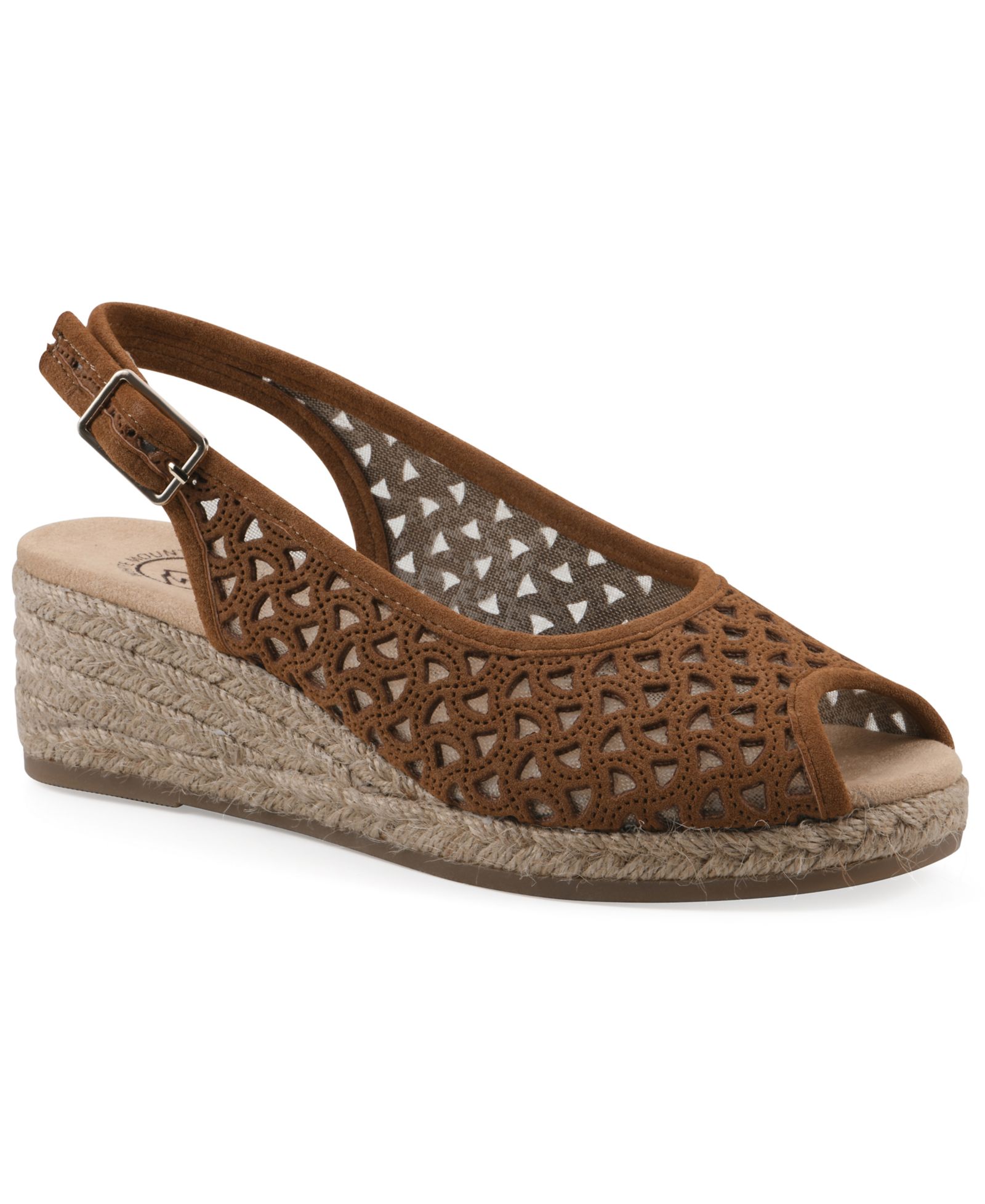 White Mountain Women's Maize II Espadrille Wedge Sandals