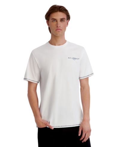 KARL LAGERFELD PARIS Men's Small Raise Camo Logo T-Shirts