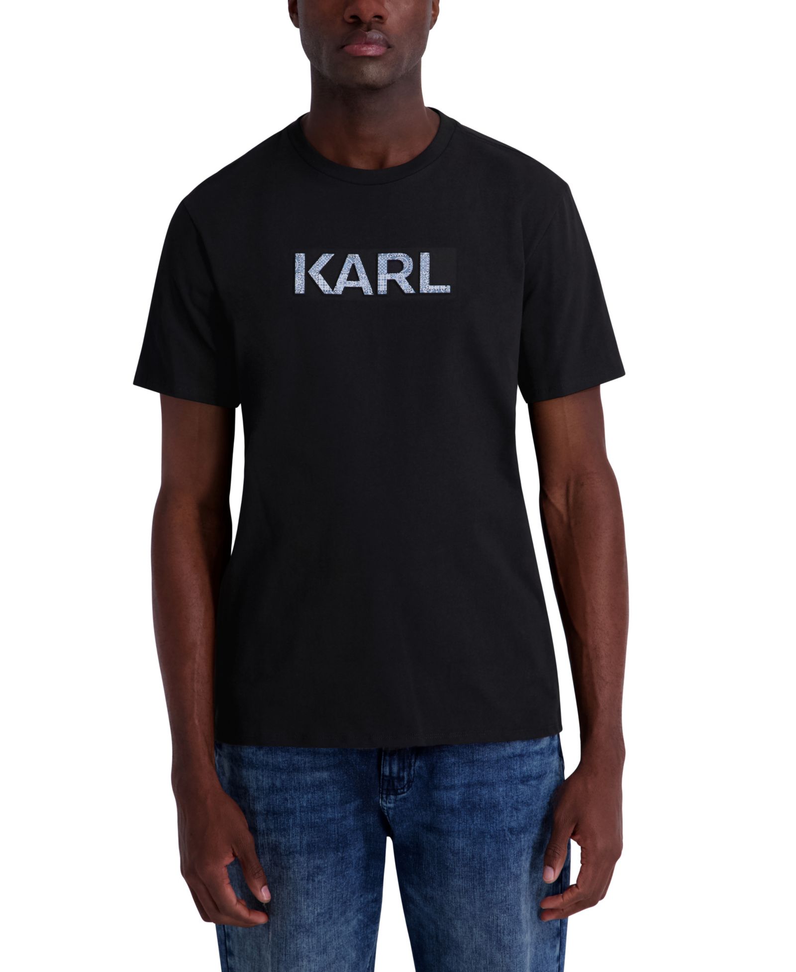 KARL LAGERFELD PARIS Мужская футболка с коротким рукавом